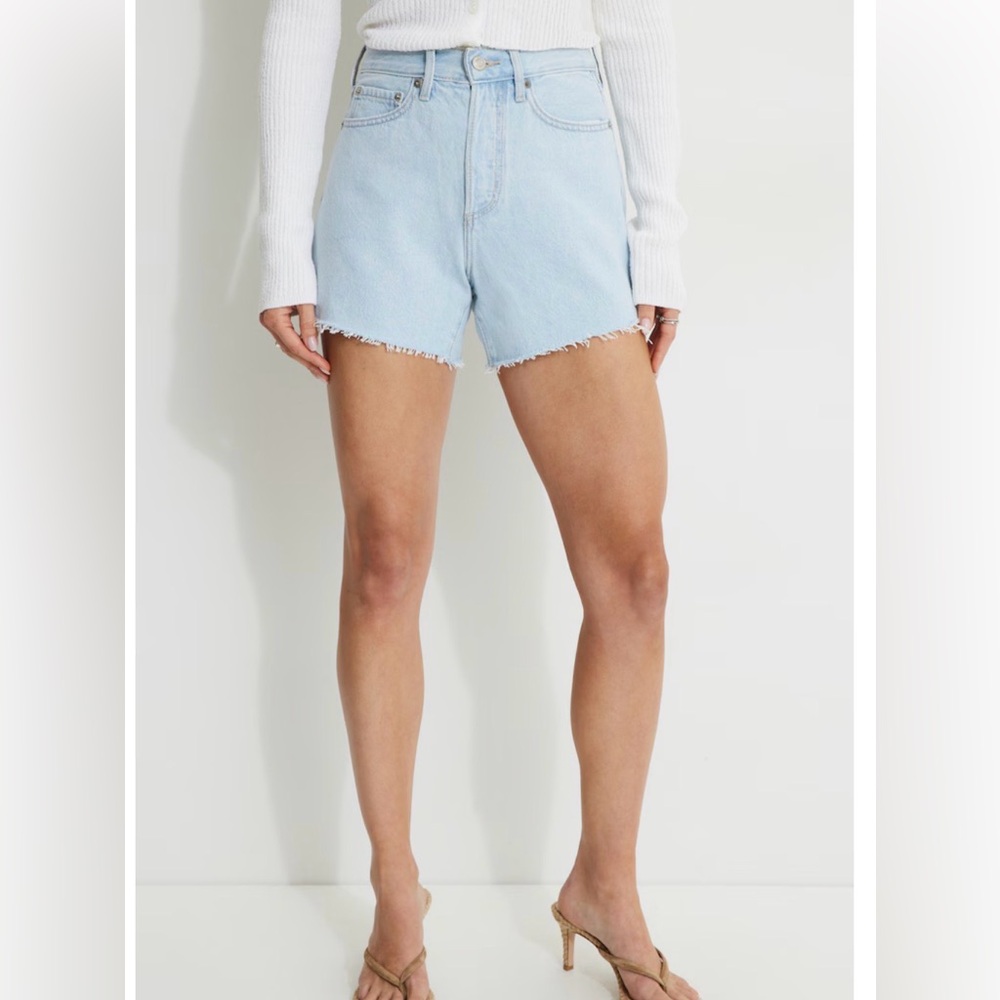 Dynamite Miles Mid Rise Relaxed Denim Shorts